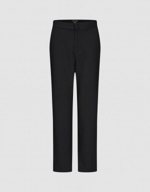 Black Urban Revivo Flare Women's Pants | SOPEHJ-234