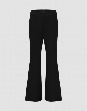 Black Urban Revivo Flare Women's Pants | SCGBTM-879