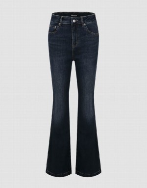 Blue Urban Revivo Flare Women's Jeans | ANMEFX-361