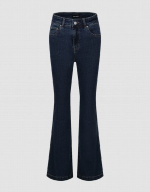 Blue Urban Revivo Flare Women's Jeans | GFQIEM-629