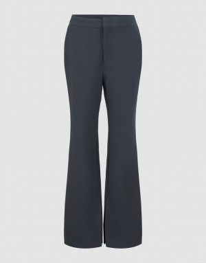 Dark Grey Urban Revivo Flare Women's Pants | AIKVXB-230