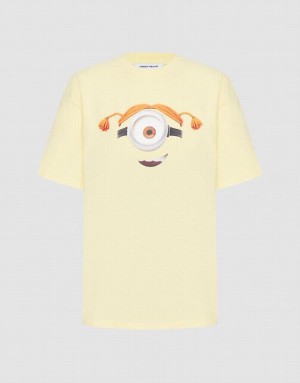 Yellow Urban Revivo Minions Women's T-Shirts | CAROQS-061