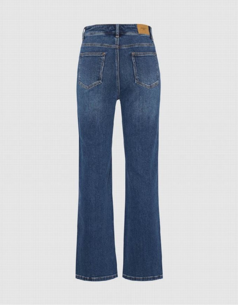 Blue Urban Revivo Skinny Straight Women's Jeans | ZEGMVC-641