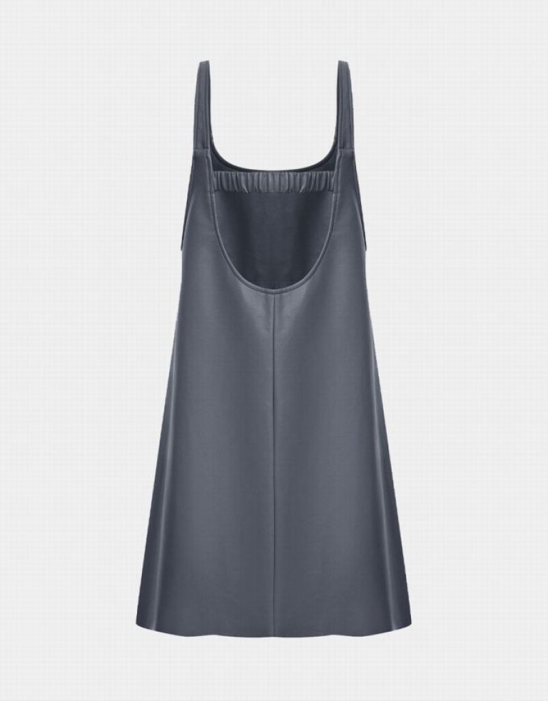 Light Grey Urban Revivo Minimalist Cami Women's Dress | HNUOMX-192