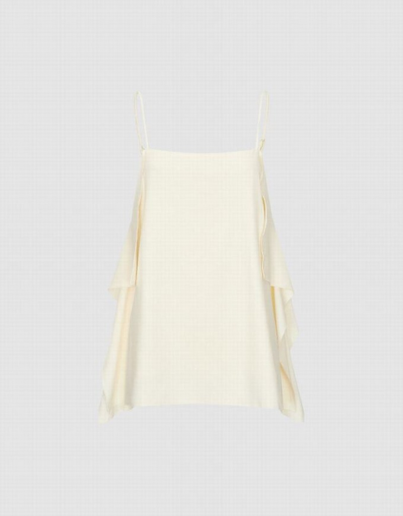 White Urban Revivo Raffle Women's Camisole | XTWBCL-840